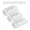 thumbnail image 1 of 3Pcs WiFi and BT Smart Switch 10A 2200W Dual-mode On/Off Device Voice APP Remote Control Timing Switch Smart Home Voice Control for Electric Appliances Universal Smart Home Automation Modul, 1 of 5