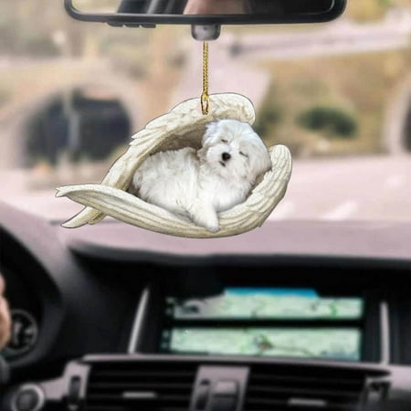 

Congratulations Gift Dog Acrylic Plane Pendant Pendant Home Decor Angel Dog Lying Dog Sleeping Dog Cute Dog Pic Christmas Hollow Xmas Tree Hanging Tags