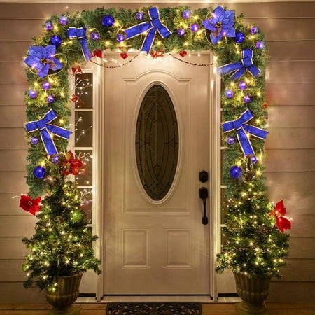 

Edikesy Big Sale Christmas Decorations Christmas Garland Christmas Stairs Decoration Rattan Flowers Rattan Christmas Tree Festival Decorations Door Decoration Christmas Wreath