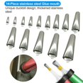 thumbnail image 1 of 14 X Embout de Calfeutrage en Acier Inoxydable Embouts d'Application des Outils d'Application des Buses, 1 of 8