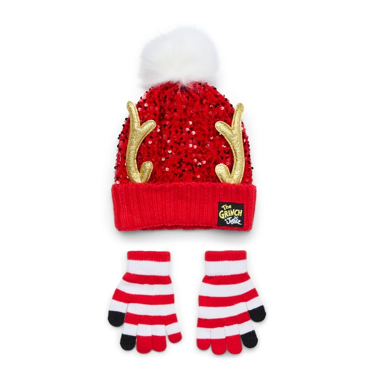 Christmas Reindeer Antler Scarf Hat Gloves Three Piece Set(3 Colors) Christmas Reindeer Antler Scarf Hat Gloves Three Piece Set(3 Colors)