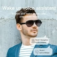thumbnail image 3 of Smart Glasses, Wireless Bluetooth Smart Sunglasses AF06, IP4 Waterproof,Open Ear sound Speakers Music&Hands-Free Calling, Connect Mobile Phones and Tablets, 3 of 10