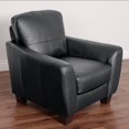 thumbnail image 3 of CorLiving Jazz Black Bonded Leather Chair, 3 of 5