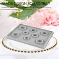 thumbnail image 4 of Flocked Beading Bead Board Bracelet Design Tray Jewellery Making DIY Craft Tool gray, 4 of 7