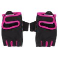 thumbnail image 2 of Gym Gloves Exercise Yoga Non-Slip Half Finger Fitness Gloves for Man Woman (Black Pink S/M), 2 of 6