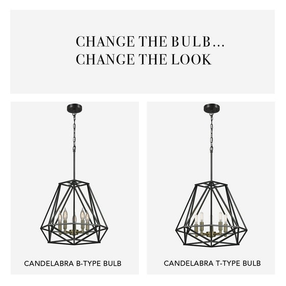 Globe Electric Sansa 5 Light Dark Bronze Chandelier 65435 Com