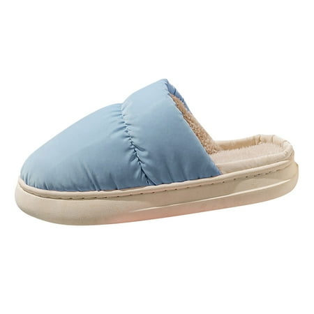 

ASEIDFNSA Summer Shoes for Men Leather House Slippers Socks for Men Winter Couples Men Warm Home Baotou Soft Bottom Comfortable Solid Color Flat Cotton Slippers