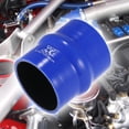 thumbnail image 2 of Unique Bargains 100cm Length 28mm Inner Dia Straight Hump Silicone Hose Coupler Intercooler Tube for Car Intercooler Intake Piping Blue, 2 of 6