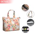 thumbnail image 2 of Shih Tzu Dog and Pioneer Flower Travel Tote Bags for Women Carry On,Large Weekender Bags for Women Travel,Multi Functional Duffle Bag for Work,Shopping,Sports, 2 of 5