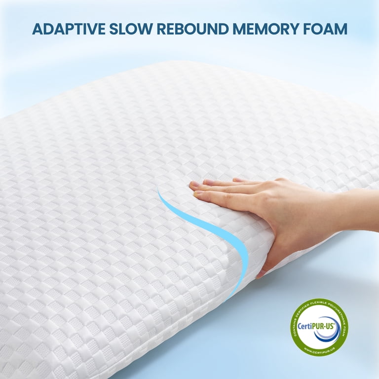 MARNUR Memory Foam Pillow, Queen Size with Cooling Technology photo 3