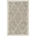 thumbnail image 3 of SAFAVIEH Arizona Aliah Geometric Shag Area Rug, Grey/Ivory, 6'7" x 6'7" Square, 3 of 10