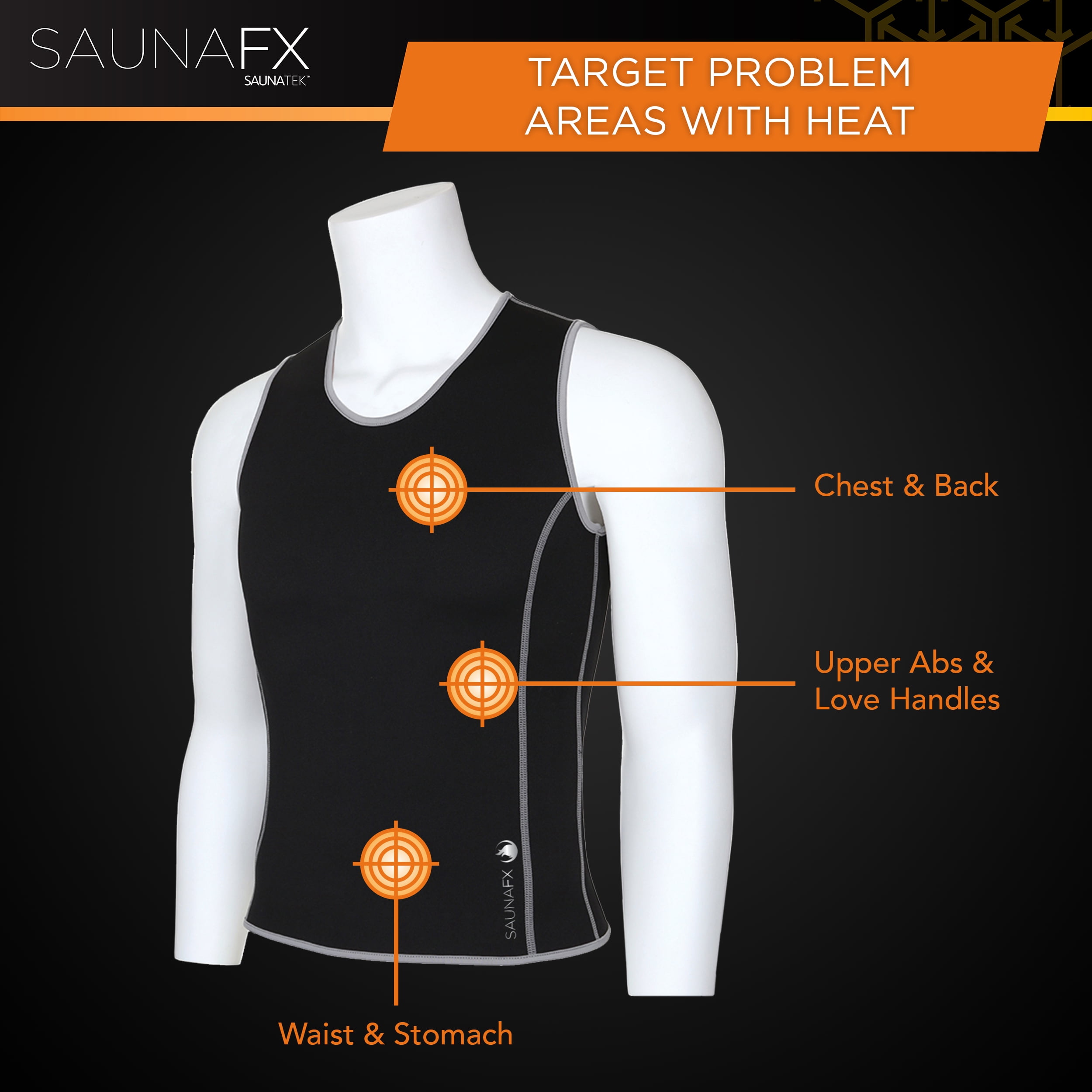 SaunaFX Women's Slimming Neoprene Sauna Vest with Microban Antimicrobial  Product Protection
