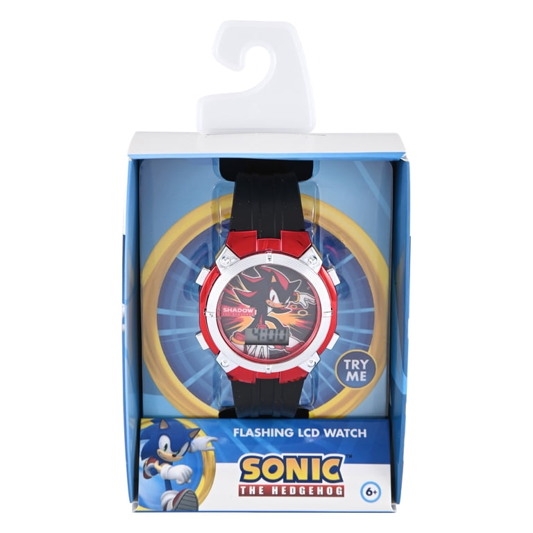 SEGA Sonic the Hedgehog Digital Watch Black Red photo 2