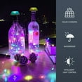 thumbnail image 3 of Luz de Botella de Corcho LED, Cadena de Botella Solar Luz Flexible Alambre de Cobre Suave 2.49 Pies para el Hogar para la Boda, 3 of 7