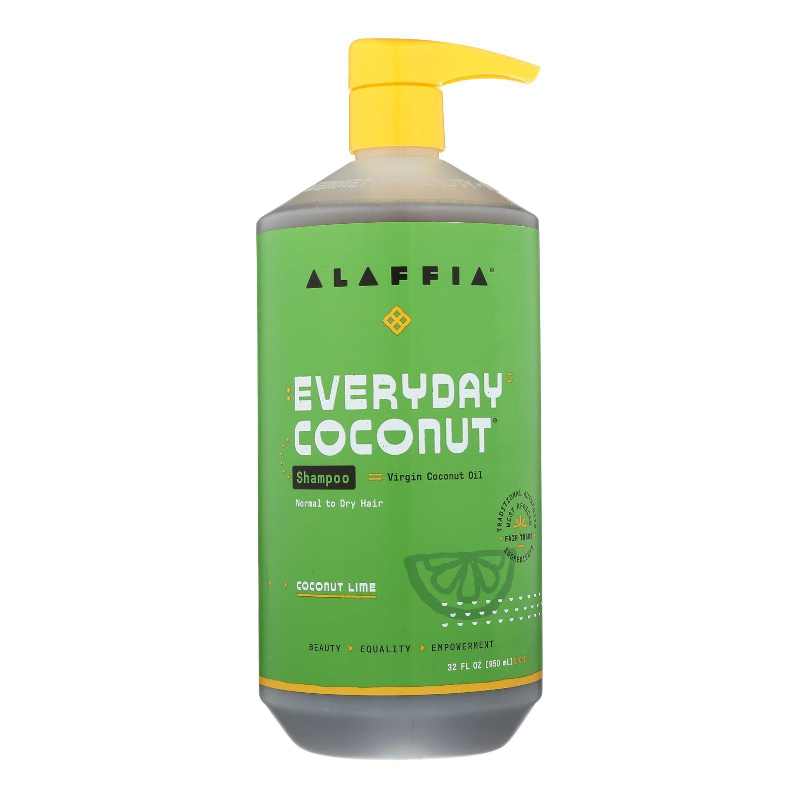 Alaffia Everyday Shampoo Coconut Lime 32 fl oz.