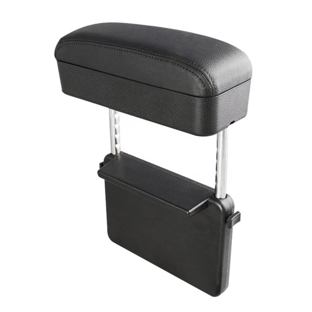 Scienceny Reposabrazos para coche, soporte para codo, consola central ajustable para coche, reposabrazos, estilismo para coche, organizador para hueco de Ventana automotriz linea negra negra Scienceny VI000928-02