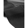 thumbnail image 5 of Cárdigan corto Allegra K con Parte Delantera Abierta para mujer Negro XL, 5 of 5