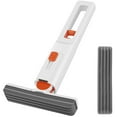 thumbnail image 1 of EASTIN Mini Mop Self-Squeeze Adjustable Head Sponge Mop Strong Absorbent Space Saving Damp Duster Household Desktop Cleaning Mop for Cleaning Desk Blinds Windows Mirrors Cars, 1 of 5