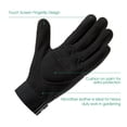 thumbnail image 4 of COOLJOB Thorn Proof Garden Gloves with Touchscreen Fingers for Men, Rose Pruning Work Gloves with Palm Cushion for Gardener, Farmer and Landscaper (Black 1 Pair Large), 4 of 6
