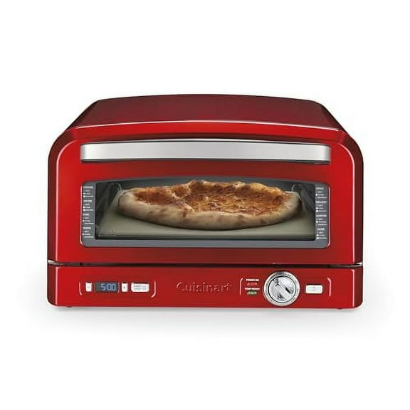 Cuisinart CPZ-120R Indoor Countertop Oven Bake 12" Pizzas, Pomodoro Red