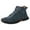 Blue, variant on Mens Vintage Stitching Combat Walking Boots Wide Width Leather Protective Toe Non Slip Casual Ankle Booties Black Size 7.5