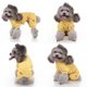 thumbnail image 5 of Pijamas de poliéster para mascotas, suéter cálido de invierno suave, ropa de mono para perros (Amarillo M) Ehuebsd Para estrenar, 5 of 9