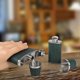 thumbnail image 5 of 2X Hip Flask Set Stainless Steel Flask of Gifts for Men 260ML Bar Party Camping Barbecue Portable Pocket Flask, 5 of 5