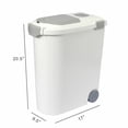 thumbnail image 4 of Ashfield & Harkness Airtight Pet Food Storage Container, up to 30 Lbs/ 36 Qt For Dog Cat Bird and Other Pet Food Storage, Easy Acces Including Scoup, Easy Access, Lightweight Keeps Pet Food Fresh, 4 of 10