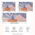thumbnail image 2 of Yayeee Pillowcase Standard Size Set of 2 Satin Wrinkle Resistant Pillow Case, Pink Leaves, 2 of 7