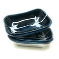 thumbnail image 5 of TJ Global Ceramic Square Shape Japanese Sushi for 2 Set, One Plate, Two Chopstick Holders, Two Pairs of Chopsticks, and Two Soy Sauce Dishes, Glazed (#2), 5 of 6