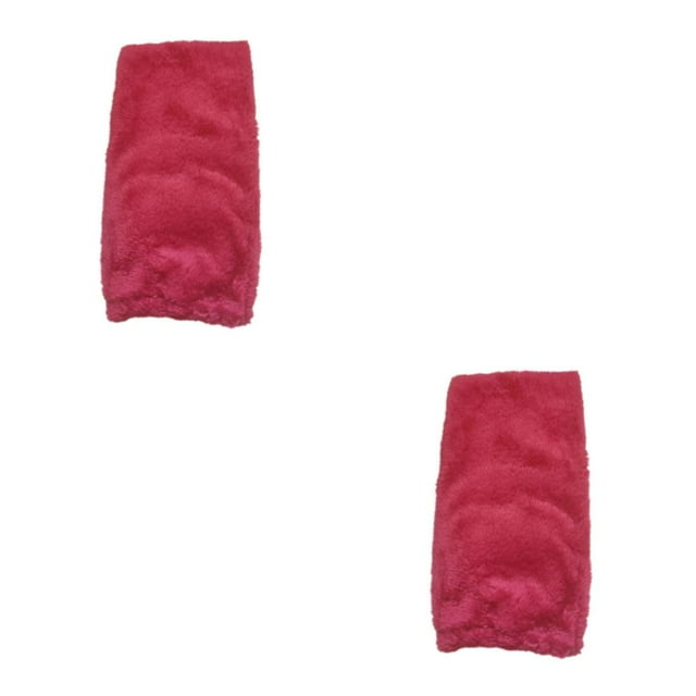 Transemion Chaussettes Hautes Chaudes et Douces pour une Sensation Douce et Confortable Acrylique Rouge 2Set