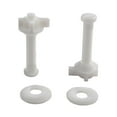 4 Pcs Toilet Seat Repair Kit Hinge Bottom Fitting Bolt Screw White