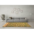 thumbnail image 3 of Ahgly Company Indoor Square Abstract Brown Contemporary Area Rugs, 8' Square, 3 of 4