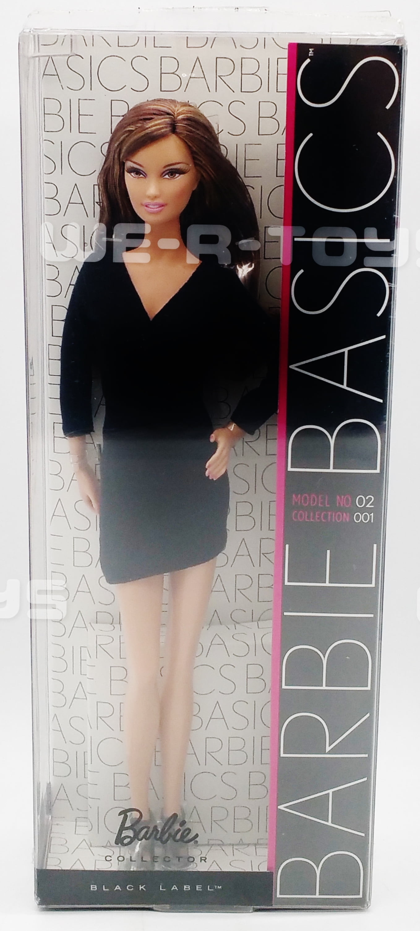 Barbie Basics Black Label Brunette Doll Model 02 Collection 001 Mattel 2009 NRFB - Walmart.com