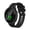 Black, variant on For Garmin Vivomove Luxe 20mm Silicone Twill Watch Band