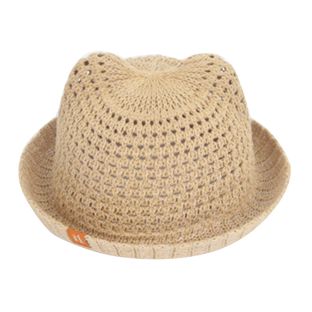 Panama Children's Summer Baby Hat Hollow Mesh Bucket Cap Infant Boy Girl Sun Hat 
