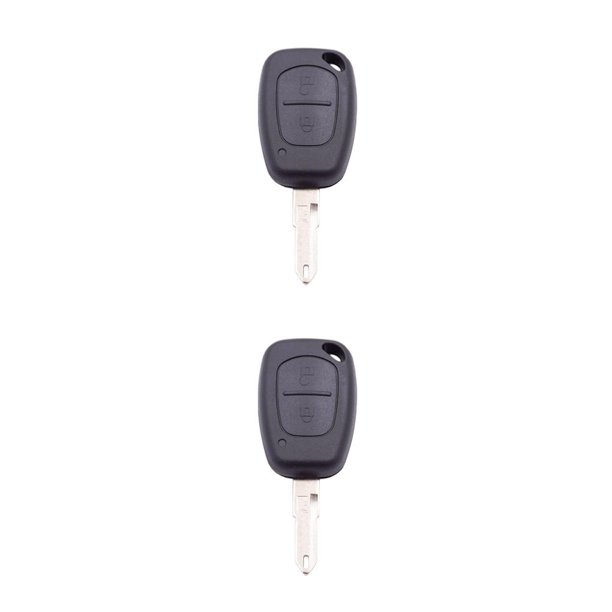 Riwesomey ABS Car Key Fob Portátil Desmontable Colgante Elegante 2 Key Automotive Remote Controller Case Guard Protector Accesorios Derecho 2piezas