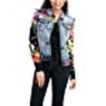 thumbnail image 3 of Desigual Veste Tissée pour Femmes avec Design Patchwork, Denim Moyen Lavé, 44, 3 of 6