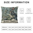 thumbnail image 5 of Nawypu  Vintage Farmhouse Bunny Throw Pillow Covers Retro Farm Rabbit Feed Home Décor Throw Pillow Case Cushion Cover (Vintage Rabbit), 5 of 5