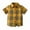 Yellow, variant on ATOGUTA Kids T Shirts for Boys Yellow Casual Button Down Shirts Vacation Short Sleeve Collared Tops 3-9