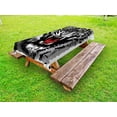 thumbnail image 1 of Safari Outdoor Tablecloth, Illustration of Charismatic Tiger Territorial Predator Power with Patterns, Decorative Washable Fabric Picnic Table Cloth, 58 X 84 Inches,Grey Black White, by Ambesonne, 1 of 2