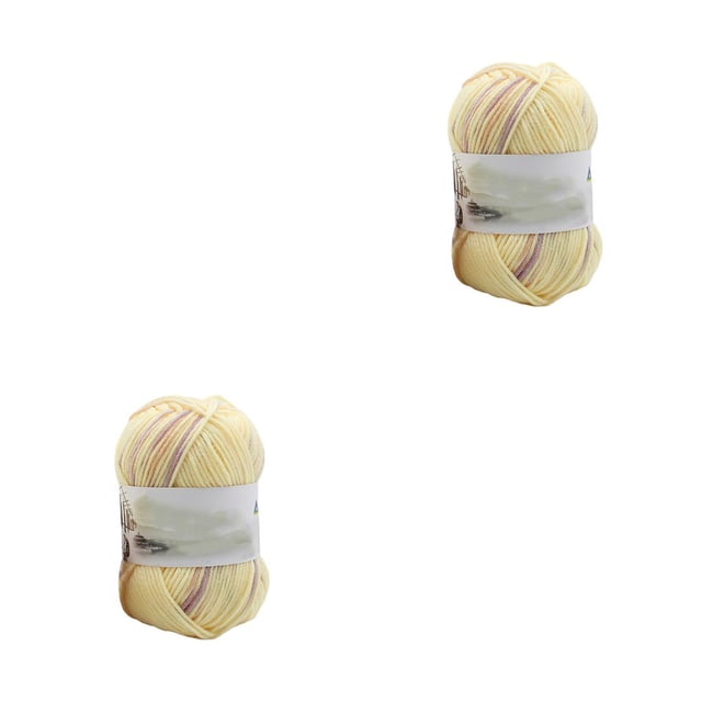 Cateissary Bufanda Guantes Hilo de tejer DIY Tejido a mano Hilo de ganchillo Bebé Suéter Sombrero Gorra Alfombra Ganchillo Costura Suministros No.12 2Conjunto