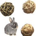 thumbnail image 3 of 6x juguete de actividad de animales pequeños, juguetes para masticar mascotas, 40 Uds., palo de hierba mezclada Natural, masticar Chinchilla, 3 of 3