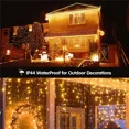 thumbnail image 4 of Decoraciones navideñas para el hogar, cortina LED para exteriores, guirnalda de luces de carámbanos, guirnalda de calle para la casa, decoración de Año Nuevo de 3 a 35 m, 4 of 5