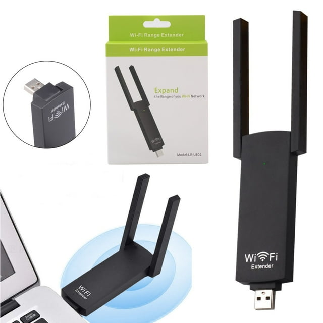Cqxid Office&Craft&Stationery Under $10 Router's Repeater 300Mbps Amplifier Antenna BoosterWiFi Range Extender Extender Router Repeater AP Amplifier For Smartphone/Laptop/Desktop Etc.