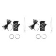 thumbnail image 1 of Ounissouiy 1 Set Fancy Dress Costume Lace Outfits Headband Special Cosplay Clothing Clothes Accessories Fishnet 80s Women Gloves estilo2 2Conjunto, 1 of 6
