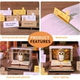 thumbnail image 5 of 3D Calendar 2026 with LED and Switch, Christmas Tree Time Piece Calendar Tear-Away Paper Art Notepad Creative 3D Memo Artsy Pad Calendars for Record Planner Bookmark Gift Decorative Decor (No battery, 5 of 17