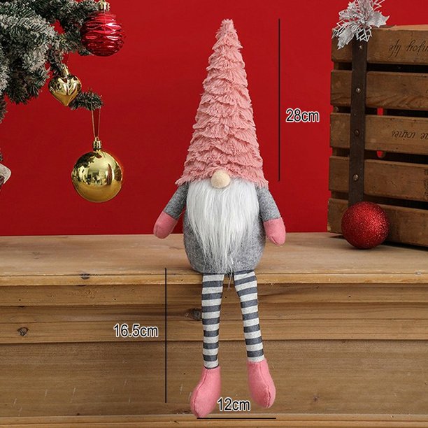 Muñeco de Gnomo de Navidad sin rostro, adorno colgante para árbol de Navidad, decoración para el hogar, regalos, adornos, suministros para fiestas