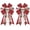 Nutcracker Buffalo Plaids, variant on 2 Pack Christmas Wreath Bows, Christmas Flowers Pinecone Burlap Linen Bows for Wreath, Medium Tree Topper Ribbon Bow for New Year Home Indoor Outdoor Xmas Party Decoration Wreath Ornament Supplies