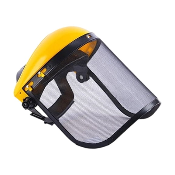 Face Shield For Grinding And Landscaping Clear Visors Face Guard Impacts Resistant Protective Safety Hat